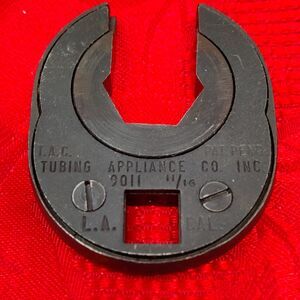 TAC Tubing Appliance 9011 11/16” Drive Ratcheting Crowsfoot 3/8” Drive **READ**